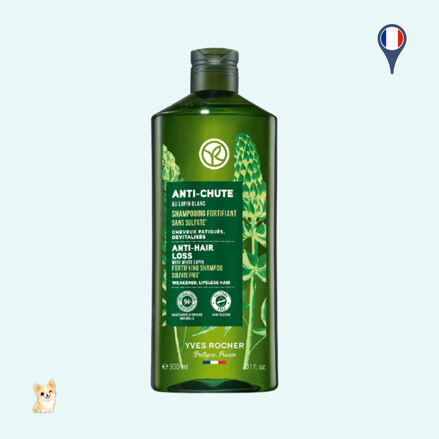 Yves Rocher Anti-Hair Loss Shampoo (300ml)