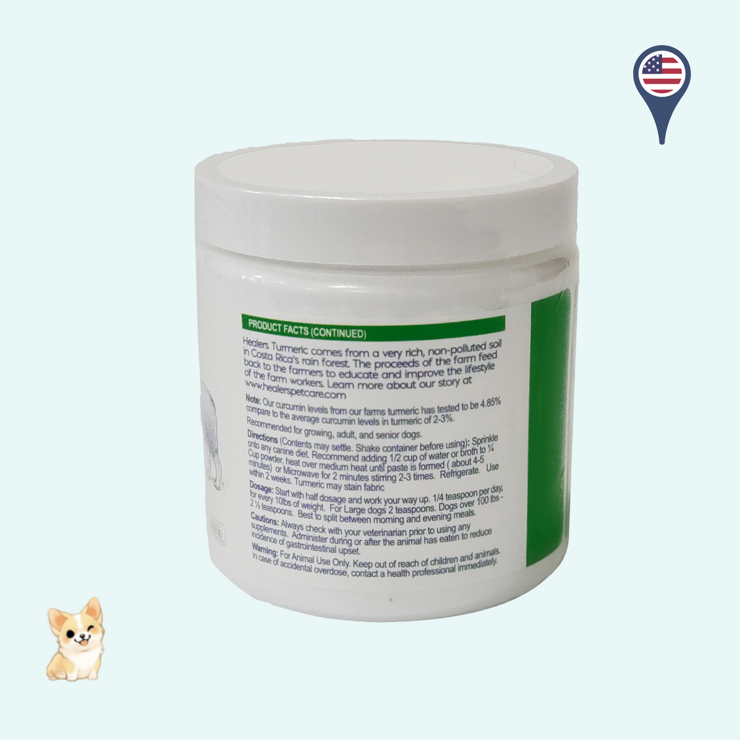 Healers Petcare Golden Turmeric Paste (3.5oz)