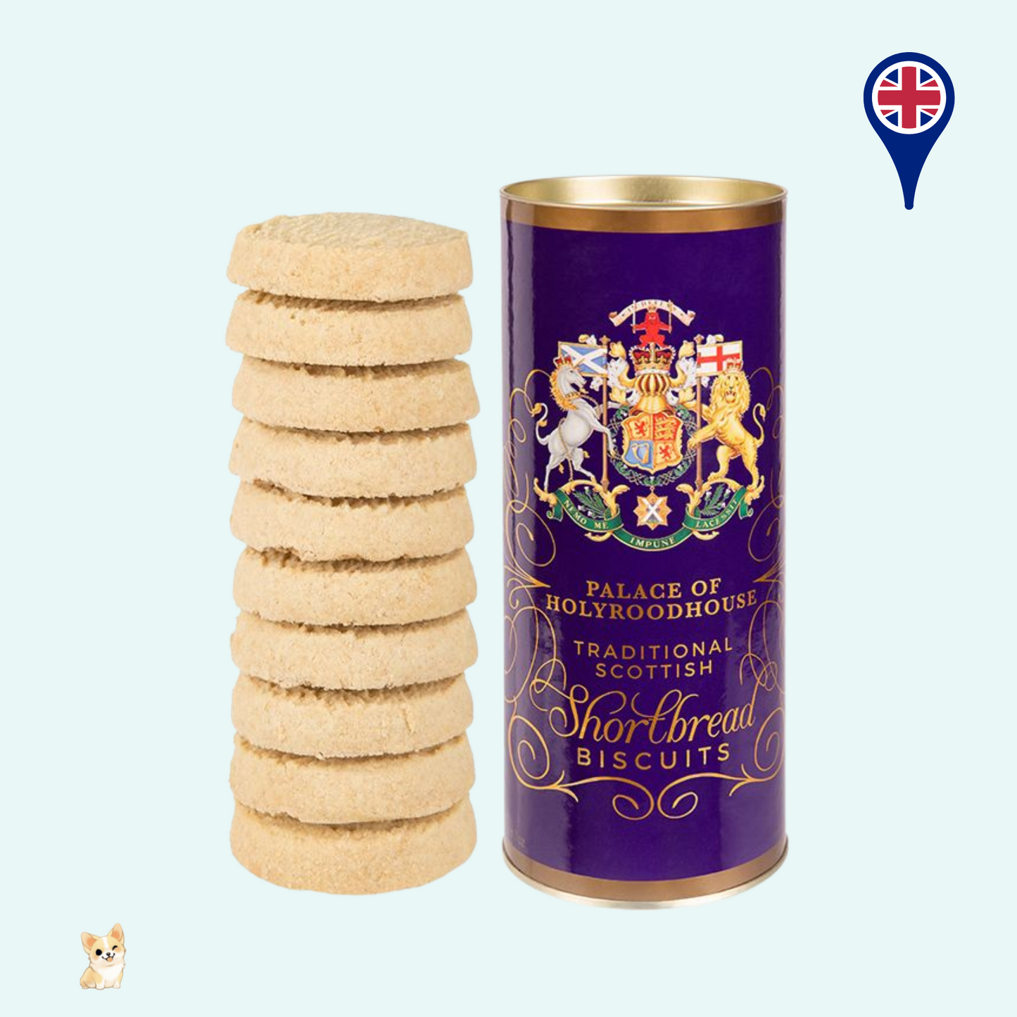 Palace of Holyroodhouse Shortbread Tube (200g)