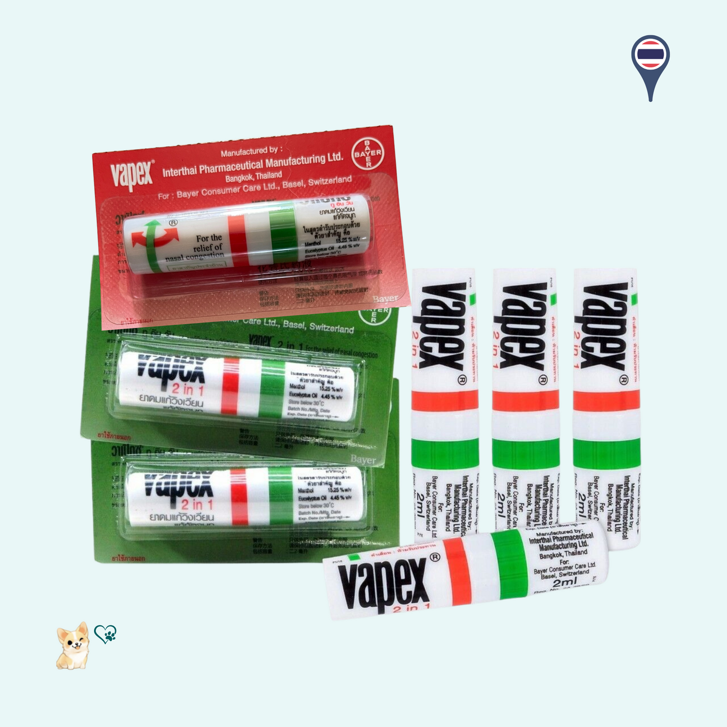 Bayer Vapex 2 in 1 Inhaler (2ml)